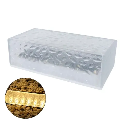 Solar Brick Lights Outdoor Waterproof Paver Landscape Light Lamp for Garden Yard Walkway Driveway Decorations
