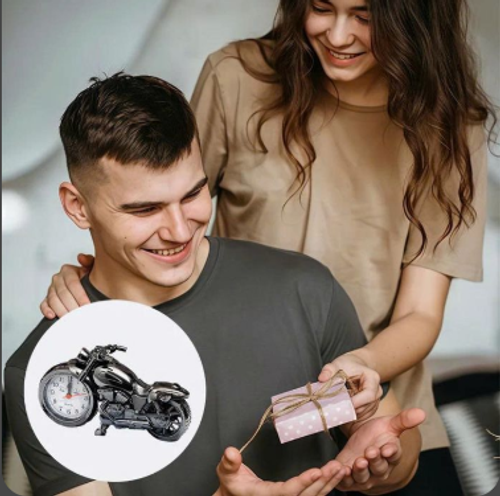 Creative Motorcycle Alarm Clock