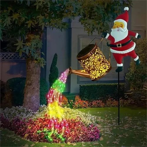 Christmas Santa Solar Kettle Lights