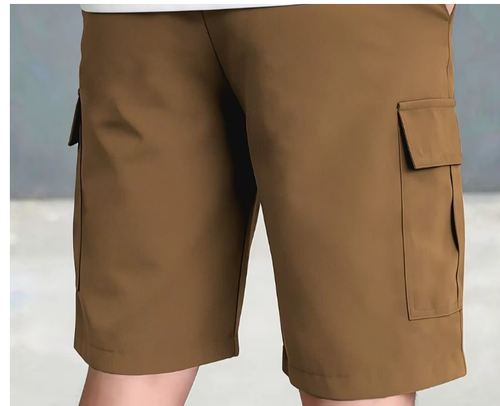 Athletic Multi-Pocket Cargo Shorts Loose Fit Plus Size Casual Shorts Quick-Dry Breathable Men's Beach Shorts Gym