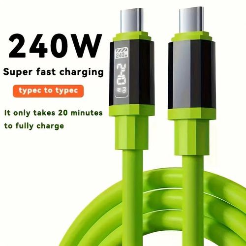 Buy 1 Get 3 Free 240W Fast Charging Cable - Order 1 Get 4 Cables Total, Type-C Smart Quick Charge High-Power Data Cable 🔥 BELOW COST CLEARANCE – LAST STOCK! 🔥