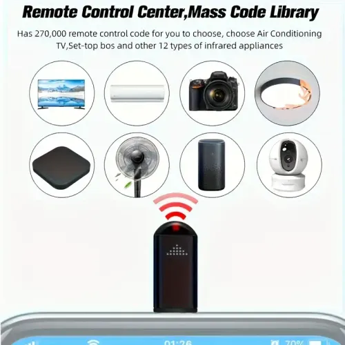 Micro USB Interface Smartphone APP Remote Control Universal Home Appliances Infrared Transmitter Remote Control Adapter
