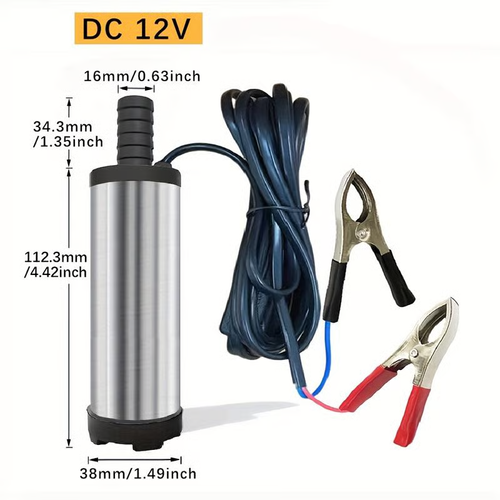 Portable Submersible Pump, Ideal for Diesel, Kerosene & Water🛢️