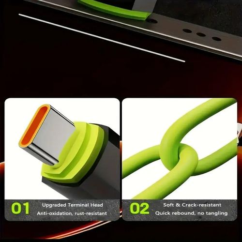 Buy 1 Get 3 Free 240W Fast Charging Cable - Order 1 Get 4 Cables Total, Type-C Smart Quick Charge High-Power Data Cable 🔥 BELOW COST CLEARANCE – LAST STOCK! 🔥