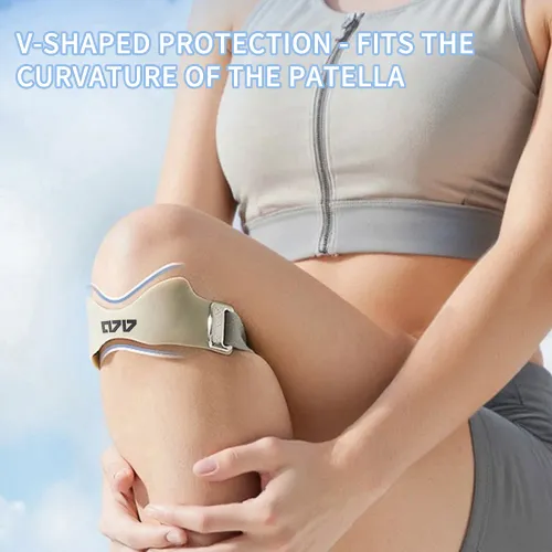 1PC 3D Air Cushion Knee Patellar Strap Silicone Pads For Basketball Football Running Sport Adjustable Knee Brace