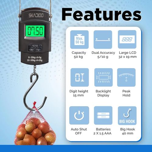Electronic Weight Scale - 50kg Weight Capacity