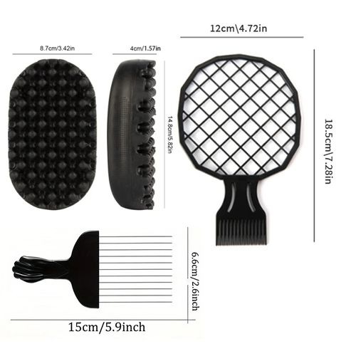 3PCS Washable Hair Styling Coils Soft Afro Curl Dreadlock Rollers for Women Men Hairstyle Salon Tools Hairdressing Accessories