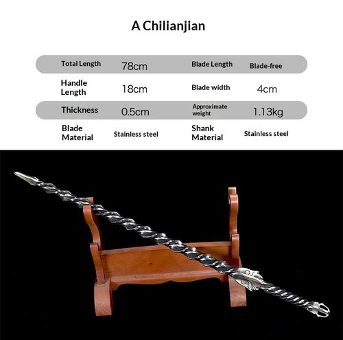 Chilian Stream Reverse Dragon Tooth  — The 18 Traditional Weapons Series | Longquan Artisan Blade — Tea Knife, Collectible Display Piece, and Cold Weapon Miniature
