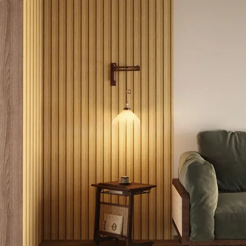 3D self-adhesive wood grain grating wall sticker 2.54mm thickness