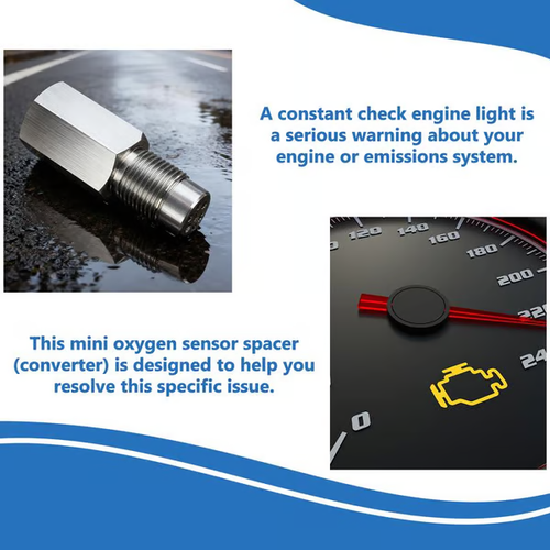 2pcs Oxygen Sensor Filter Adapter