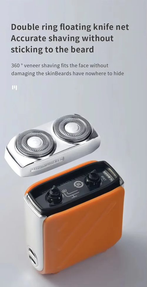 High Quality Mini Portable Electric Shaver Razor for Men Twin Blade Rechargeable IPX7 Waterproof Pocket-friendly