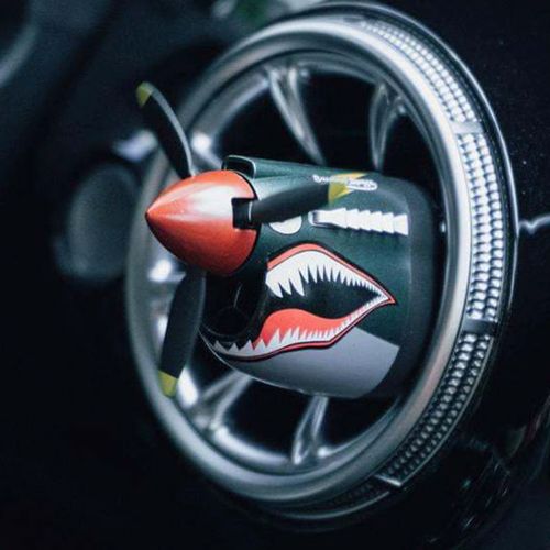 Car Vent Air Freshener Long Lasting Fighter Plane Shark Nose Aromatherapy Car Scent Diffuser for Summer Winter Valentine