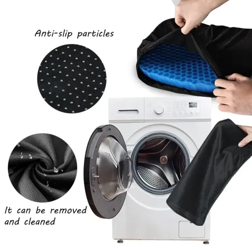 Gel Seat Cushion Summer Breathable Honeycomb Design For Pressure Relief Back Tailbone Pain