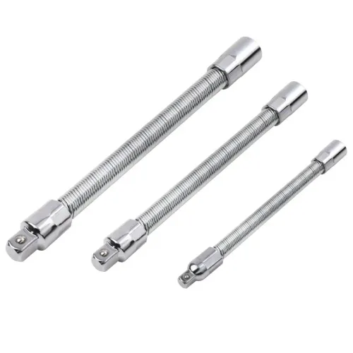 Wrench Sleeve Extension Rod Socket Wrenches, Drive Head Bendable Drive Flexible Socket Extension Bar Ad