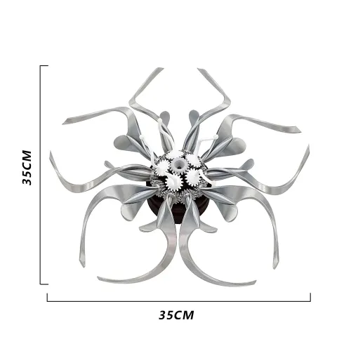 Creative Rotating Luminous Mechanical Flower