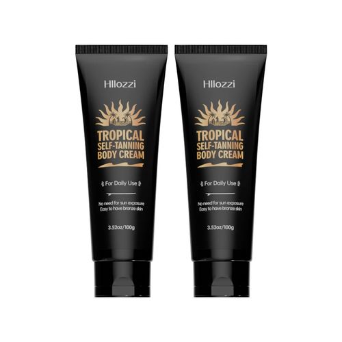 2pcs self-tanning lotion can be used on all parts of the face and body to hydrate and moisturize. faster and deeper tanning effects