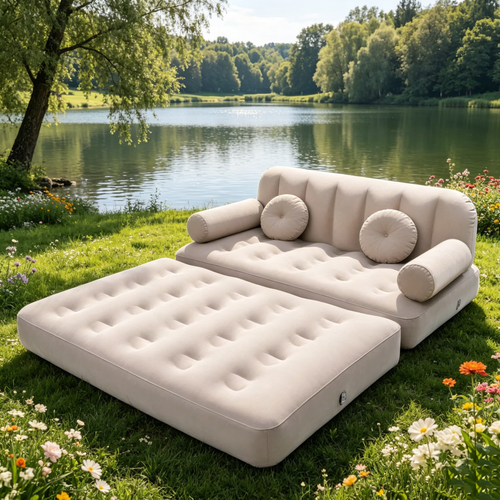 Fully automatic inflatable sofa bed 186*155*81cm