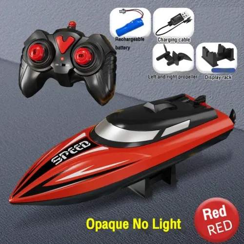 2.4G RC Boats Remote Control Speedboat Water Toy Electric Yacht Boat Double Propeller High Speed RC Ship