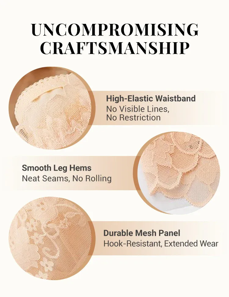 Women's Crochet Lace Boxer Briefs – High-rise,breathable & gently