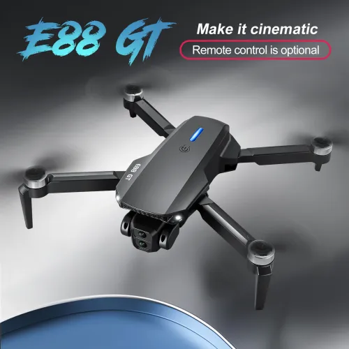 12.5cm large screen WIFI FPV drone, equipped with 8K high-definition camera, foldable quadcopter, aerial photography, live streaming, gift travel