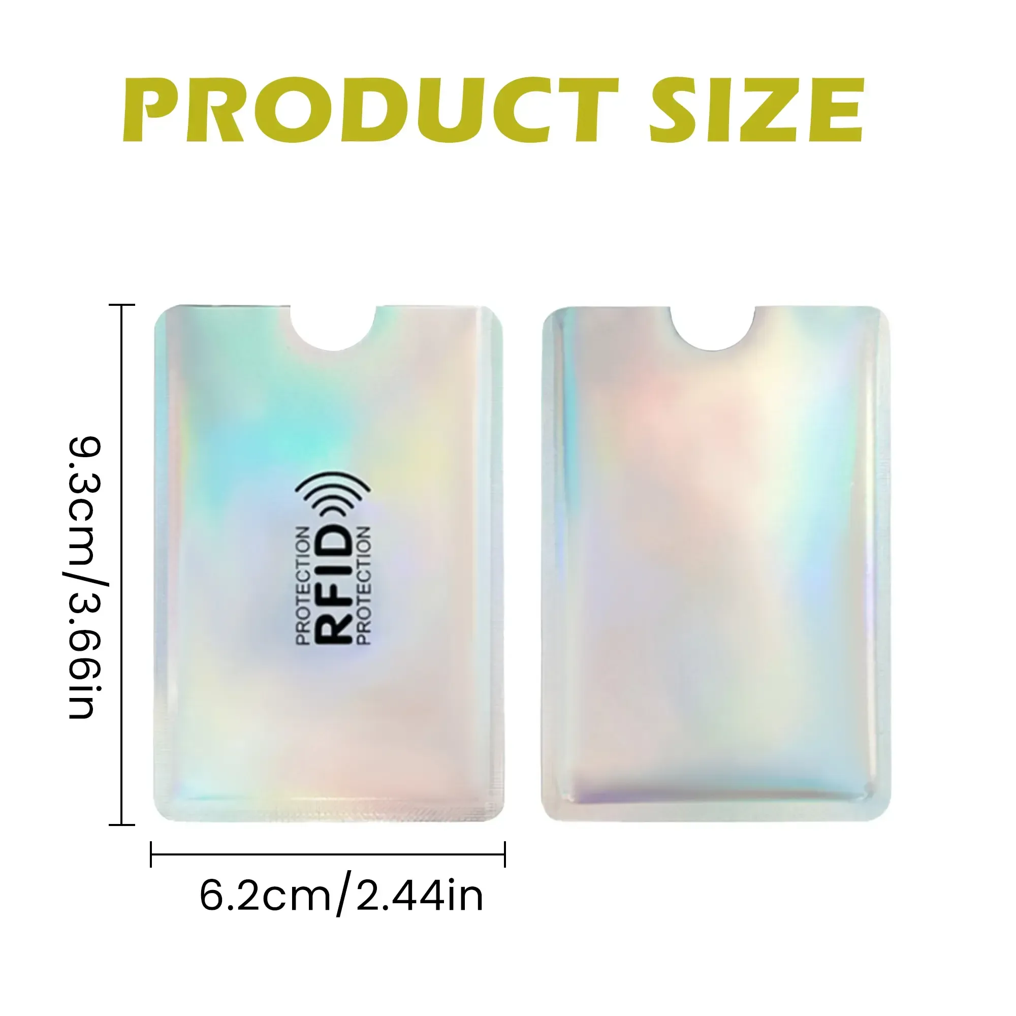 8 pieces RFID Blocking Sleeves – Protect Your Cards from Electronic Theft