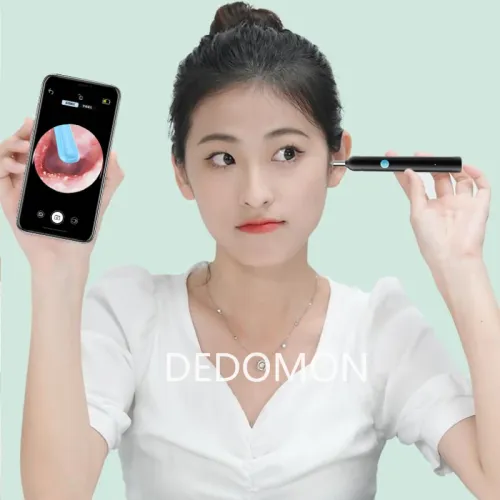 Visual Ear Wax Cleaner with Camera Safe Earwax Removal Endoscope with 5M Camera Luminous Otoscope Ear Cleaning Tools Ear Care