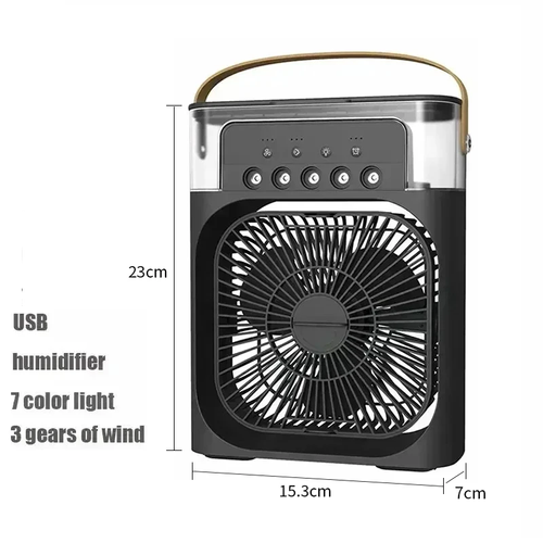 Portable Humidifier Fan AIr Conditioner Household Small Air Cooler Hydrocooling Portable Air Adjustment For Office 3 Speed Fan