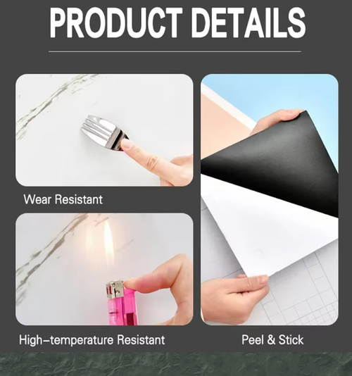 7 pcs 30cm*60cm Marble Grain Wall Sticker Imitation Marble Wall Panels Diy Self-adhesive Waterproof