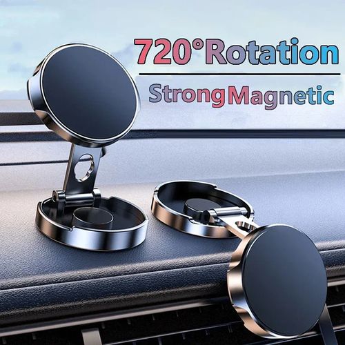 Mobile phone holder strong magnetic car mobile phone holder 720 degree foldable