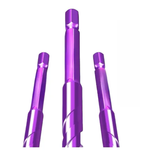 5pc 4 Flute Step Drill Bit Four-Flute Eccentric Drill Bit Hex Shank Drill Bits For Glass Ceramic Tiles Drilling Tool