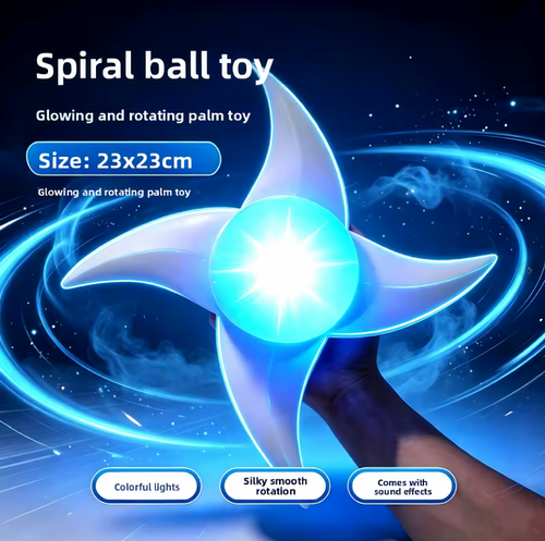 Rotating LED Toy with Multicolor-Changing Light