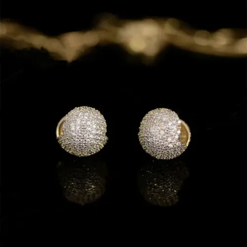 Autumn 2026 New Micro-inlaid Double-sided Zircon Light Luxury Fashion Personality