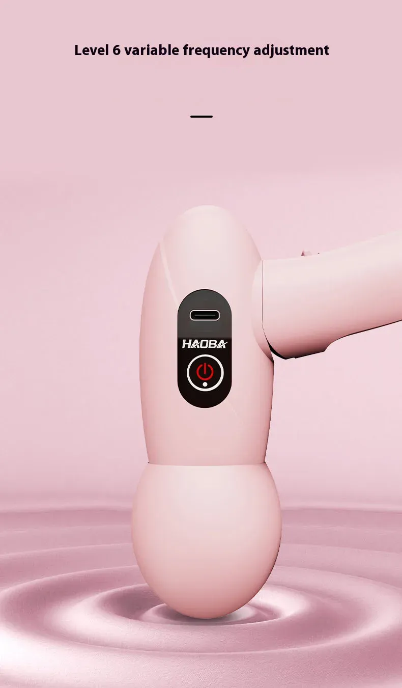 Adjustables Mini Fascia Massager Soft Massage Head Wear Resistant Deep Tissue Massage Device Comfortable Portable