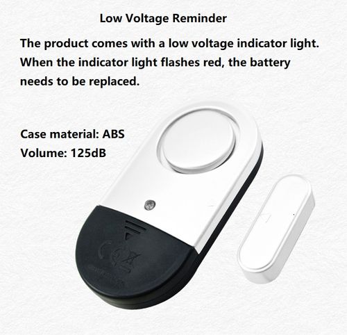 Independent door sensor burglar alarm open closed magnetic gap window alarm detector security protection wireless alarm system