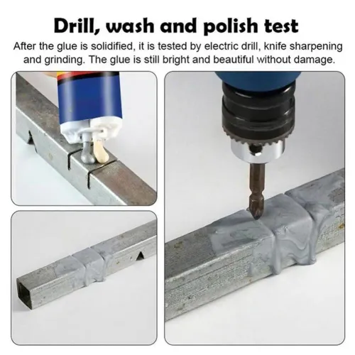 2 packs - 85g Strong Casting Glue Effective Sealant Casting Adhesive Industrial Heat Resistance Cold Weld Metal Repair Paste