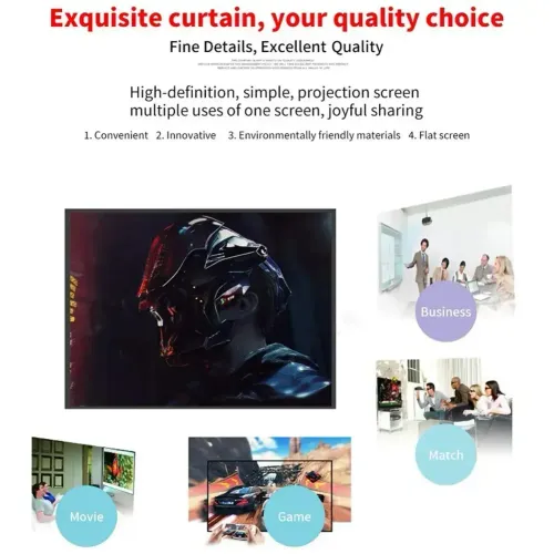 Curtain Wall Hanging Curtain Mobile Portable Bedroom Living Room Office Screen Projection Clot