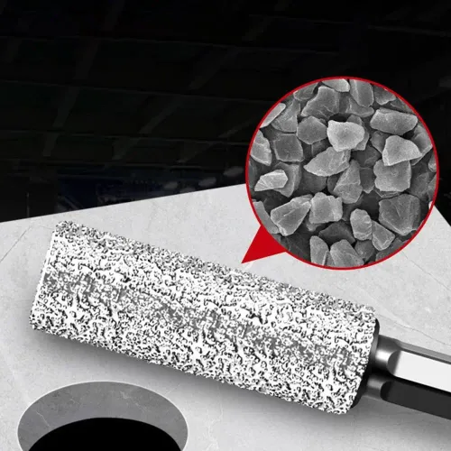 4pcs Hex Shank Brazed Hole Opener for Drilling and Grinding