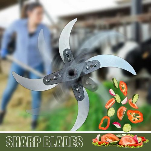 a set Blades for grass shredders for home and agricultural use.