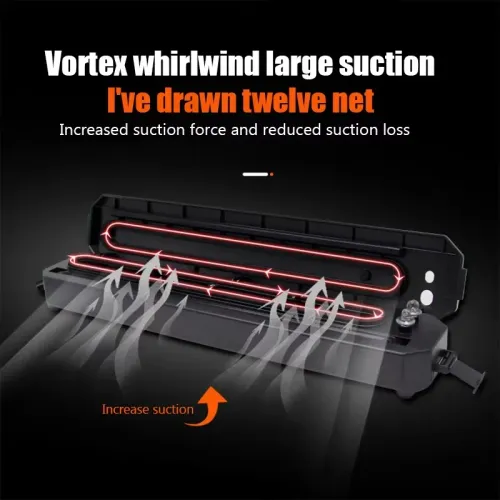 Vacuum Sealer Packaging Machine Stability Efficiency Instant OperationSeparated Buttons Keep The Freshness of Fruits Nuts Meat