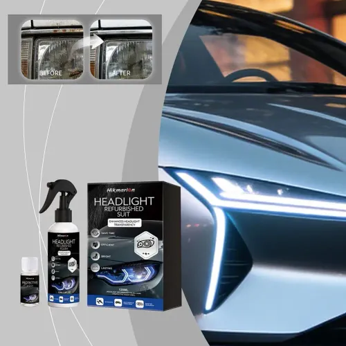 Car Headlights Restoration Kit Restores Clarity-Car Headlight Lens Polisher&Cleaning Solution Car Headlight Repair Liquid Repair