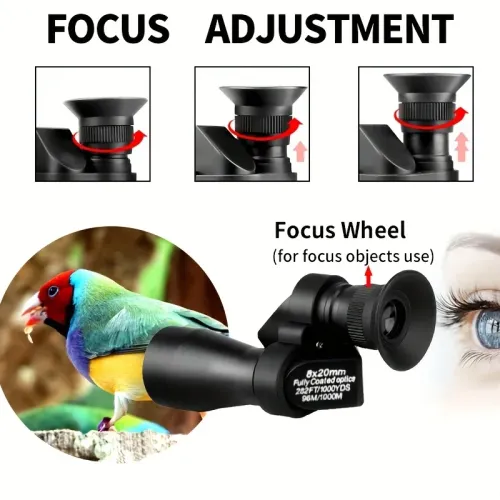 Portable High-Definition Monocular Telescope with High Magnification Zoom, Hunting, Camping, Mountaineering, Outdoor Fishing