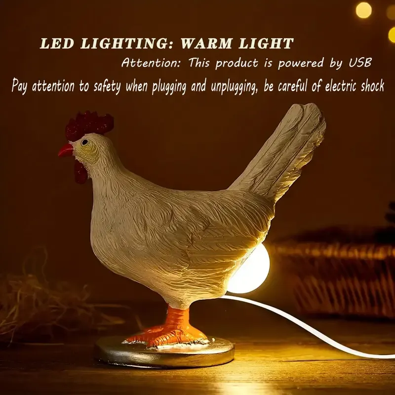 🔥Christmas Special Offer, Easter New Arrivals, 49% Off! 🏆Chick-shaped Desktop Decorative Lamp