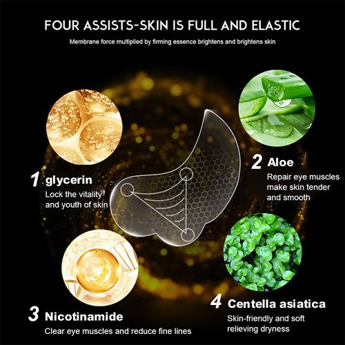 Microcrystalline Wrinkles Removal Stickers Patch Facial Lifting Tools for Nasolabial Folds Forehead V Line Mask Collagen Gel
