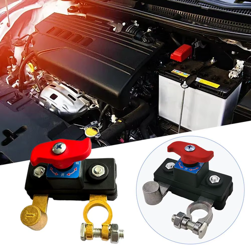 🔋Universal 12V 24V Car Battery Disconnect Switch Heavy Duty Negative Terminal Power Cut Off Isolator