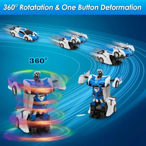 One-Touch Transforming Remote Control Car — Transforming Robot Model