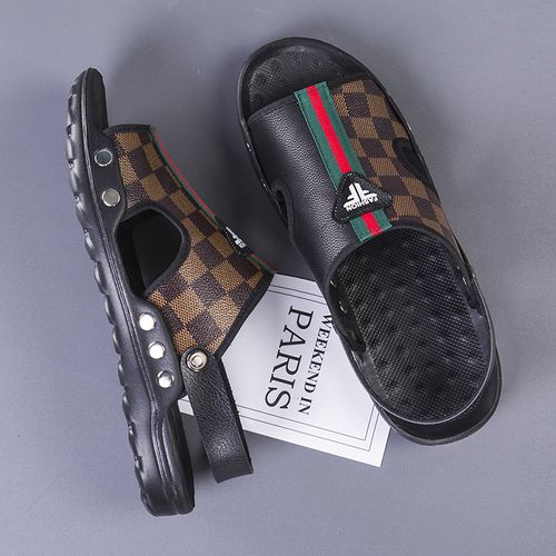 Thick soled high-end slippers trendy brand