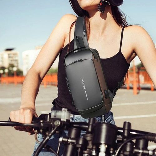 🔥 Hot Sale🔥Anti-Theft Unisex Crossbody Sling Bag – Stilig, sikker og lett!