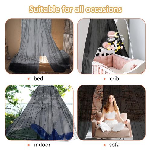 Installation free suspended mosquito net, encrypted and thickened