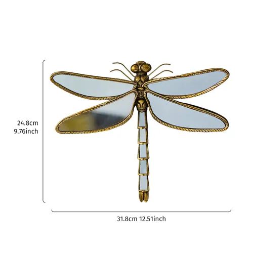 Resin Material Dragonfly-Shaped Decorative Hanging Piece, for European-Style Living