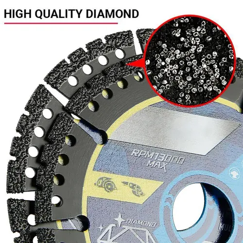 Multi Material Cutting Blades Metal Tile Stone Plastic Angle Grinder Saw Blades for Alloy Cast Iron Marble Tool Accessories
